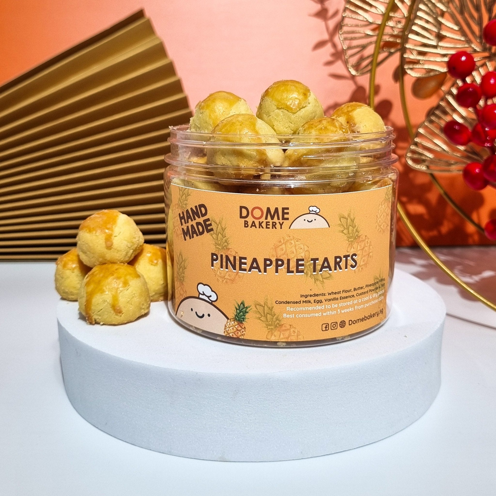 Premium Pineapple Tarts [CNY Special] - Dome Bakery