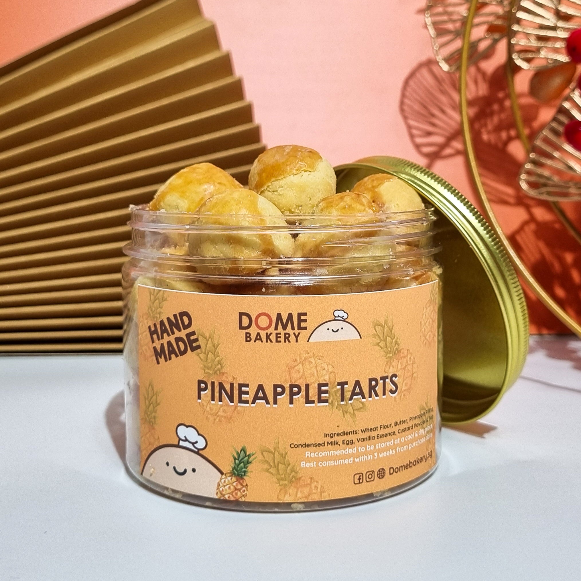 Premium Pineapple Tarts [CNY Special] - Dome Bakery